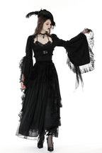 Retro Waist Bell Sleeve Bolero