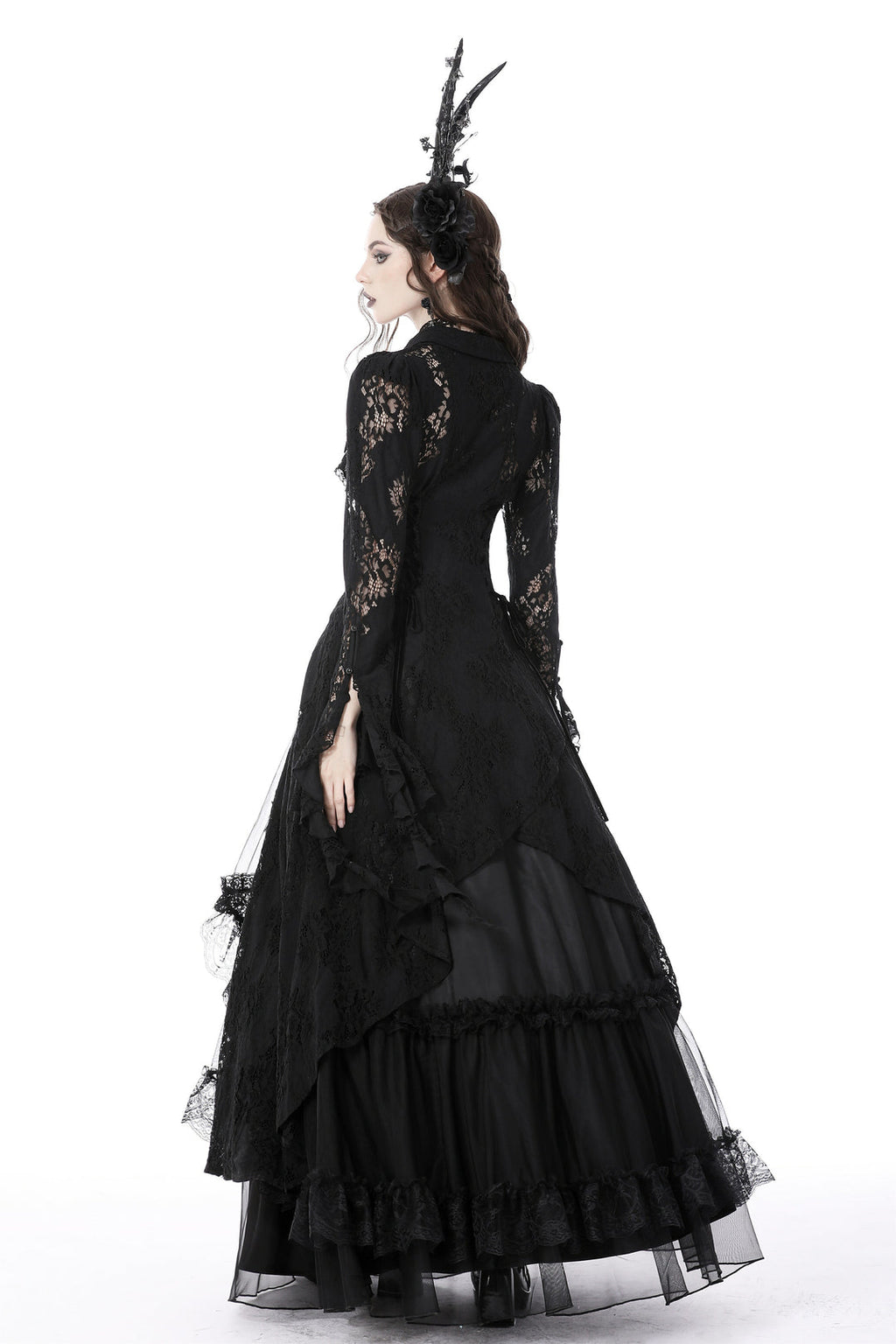 Gothic Lace Jacket Dress