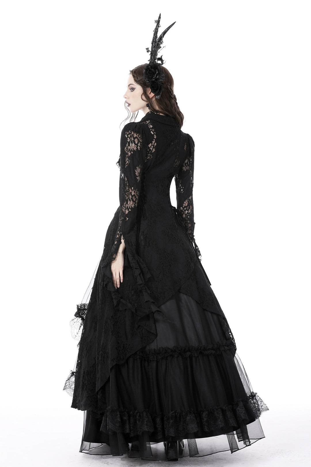 Gothic Lace Jacket Dress