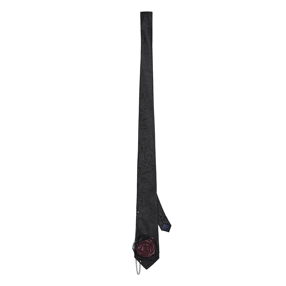 Gothic Rose Tie