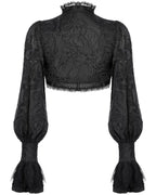 Floral Cuff Sleeve Bolero