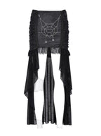 Hi-Lo Cobweb Chain Trail Skirt