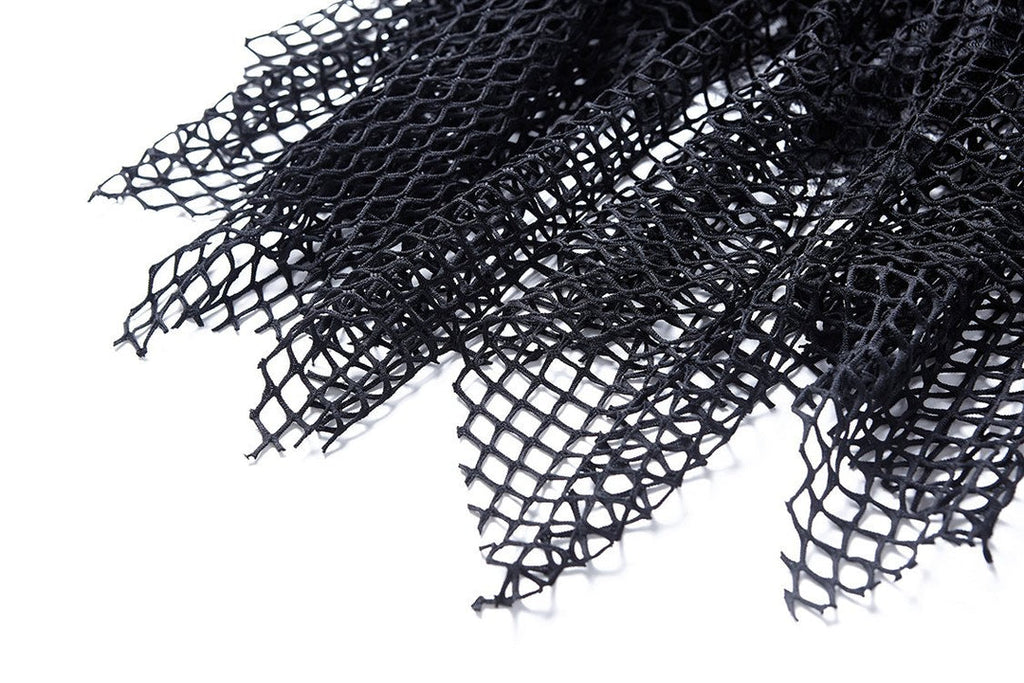Messy Mesh Layered Skirt
