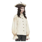 Cream Steampunk Vintage Shirt