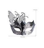 Silver Butterfly Masquerade Mask