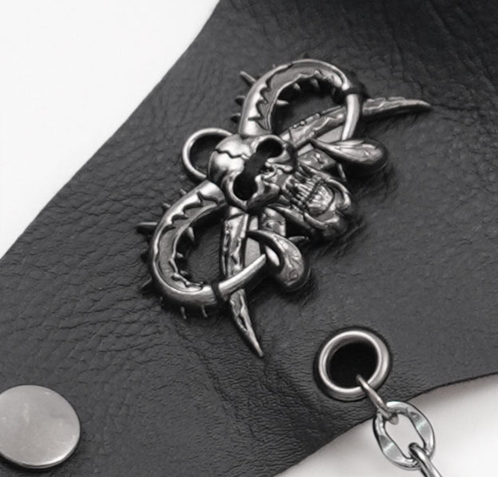 Punk 3 Finger Metal Glove
