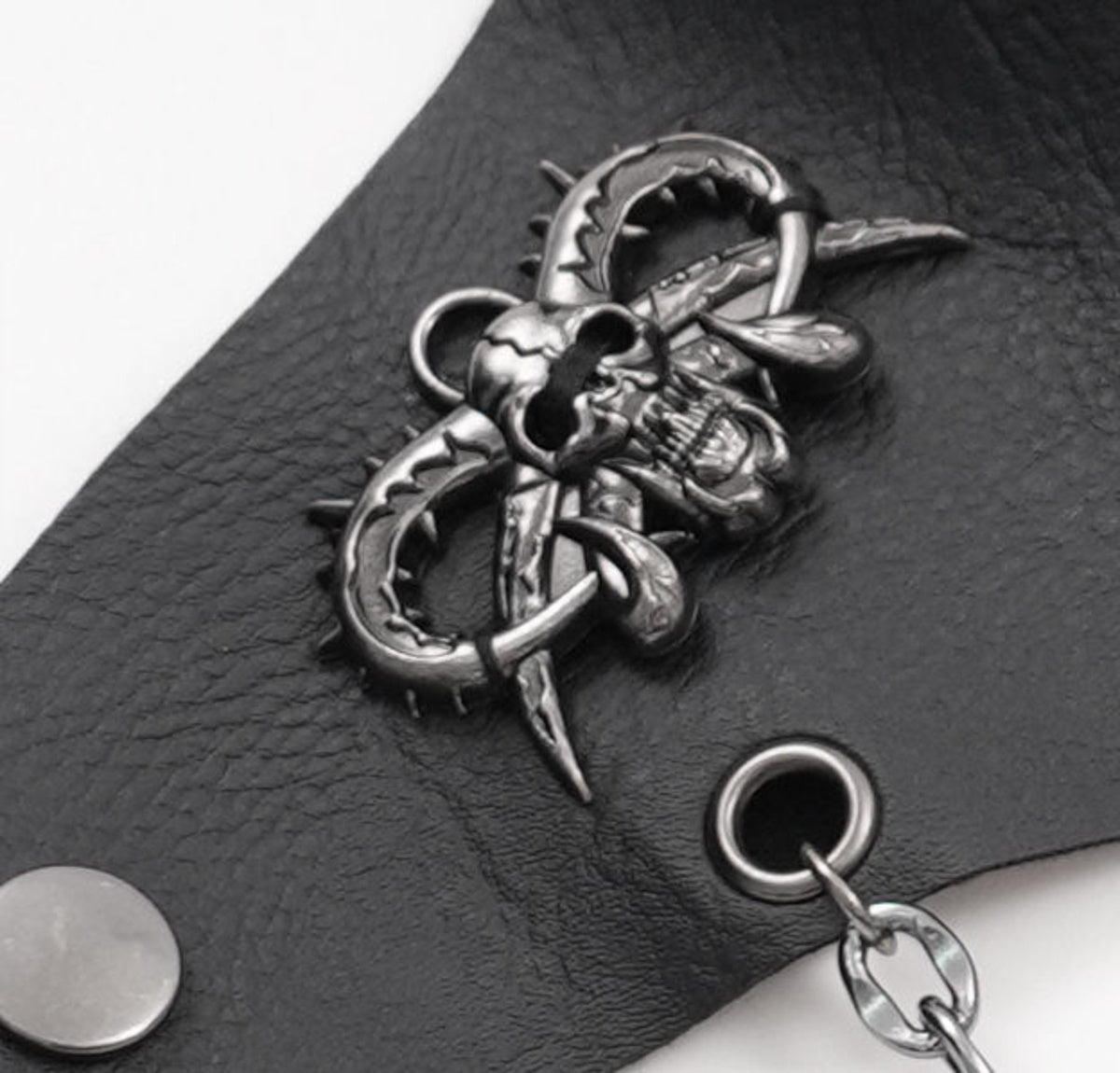 Punk 3 Finger Metal Glove