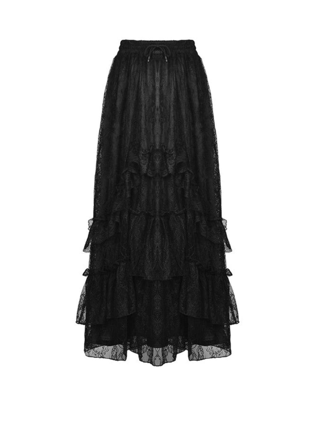 Frill Lace Long Skirt