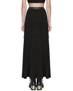 Side Split Lace Up Skirt