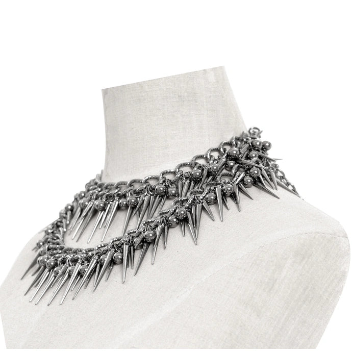 Punk Spiked Necklace