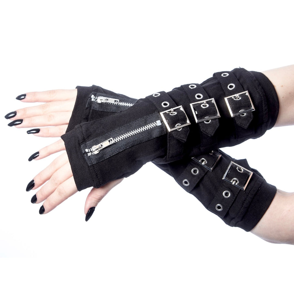 Buckle Zip Omega Armwarmers