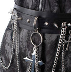 Crucifix Chained Belt