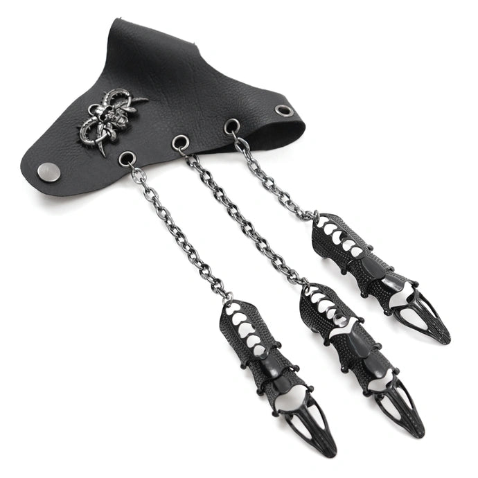 Punk 3 Finger Metal Glove