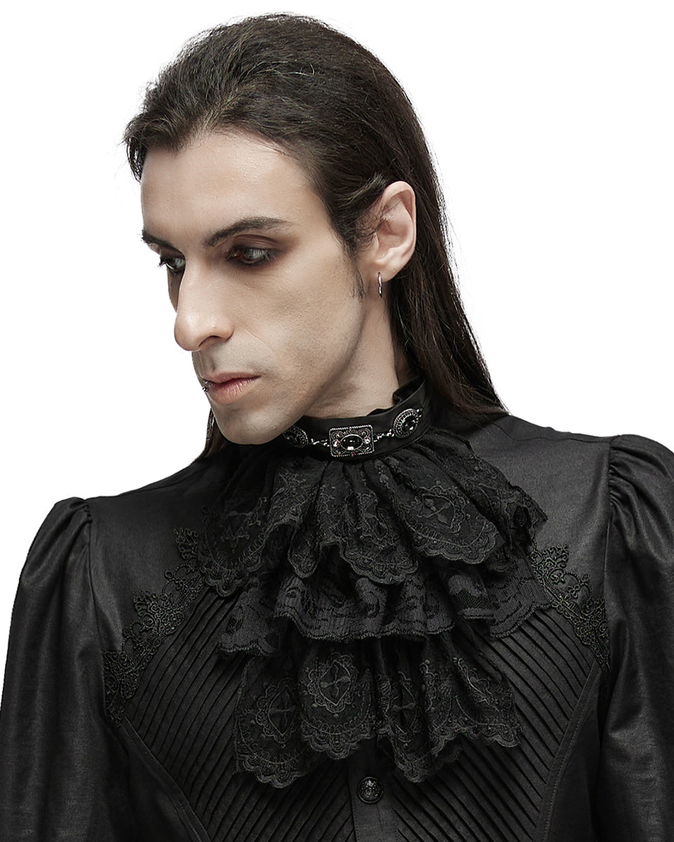 Triple Gem Lace Cravat