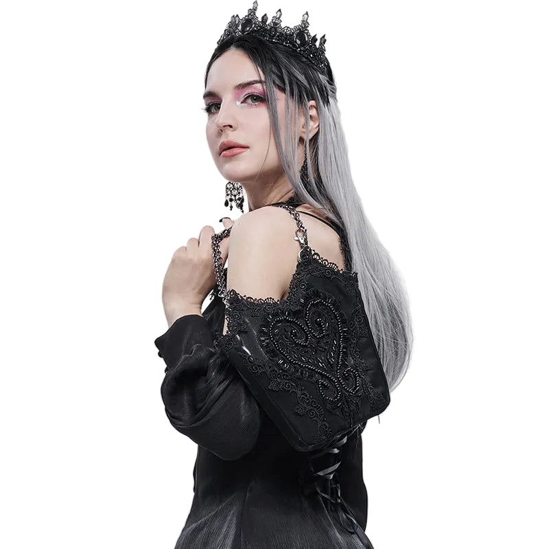 Gothic Beaded Side Bag