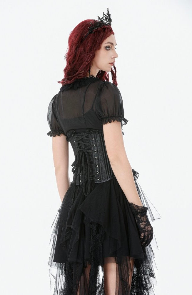 Frill Hem Underbust Corset