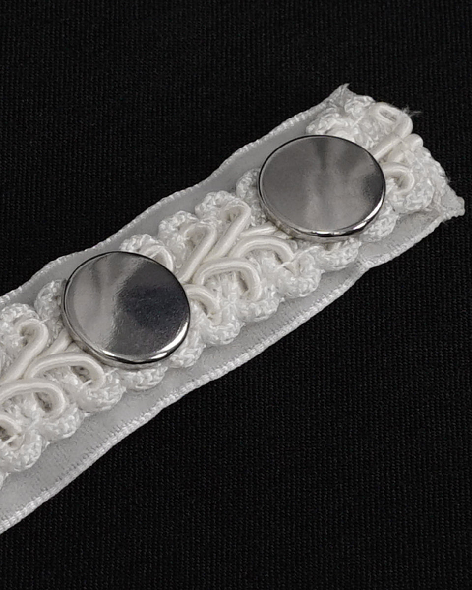 Diamond Shape White Cravat