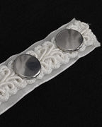 Diamond Shape White Cravat