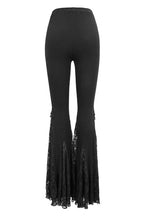 Bell Bottom Mini Crucifix Lace Trousers