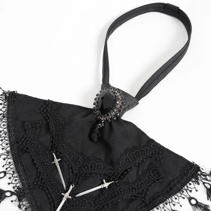 Collar Tassel Jewel Tie