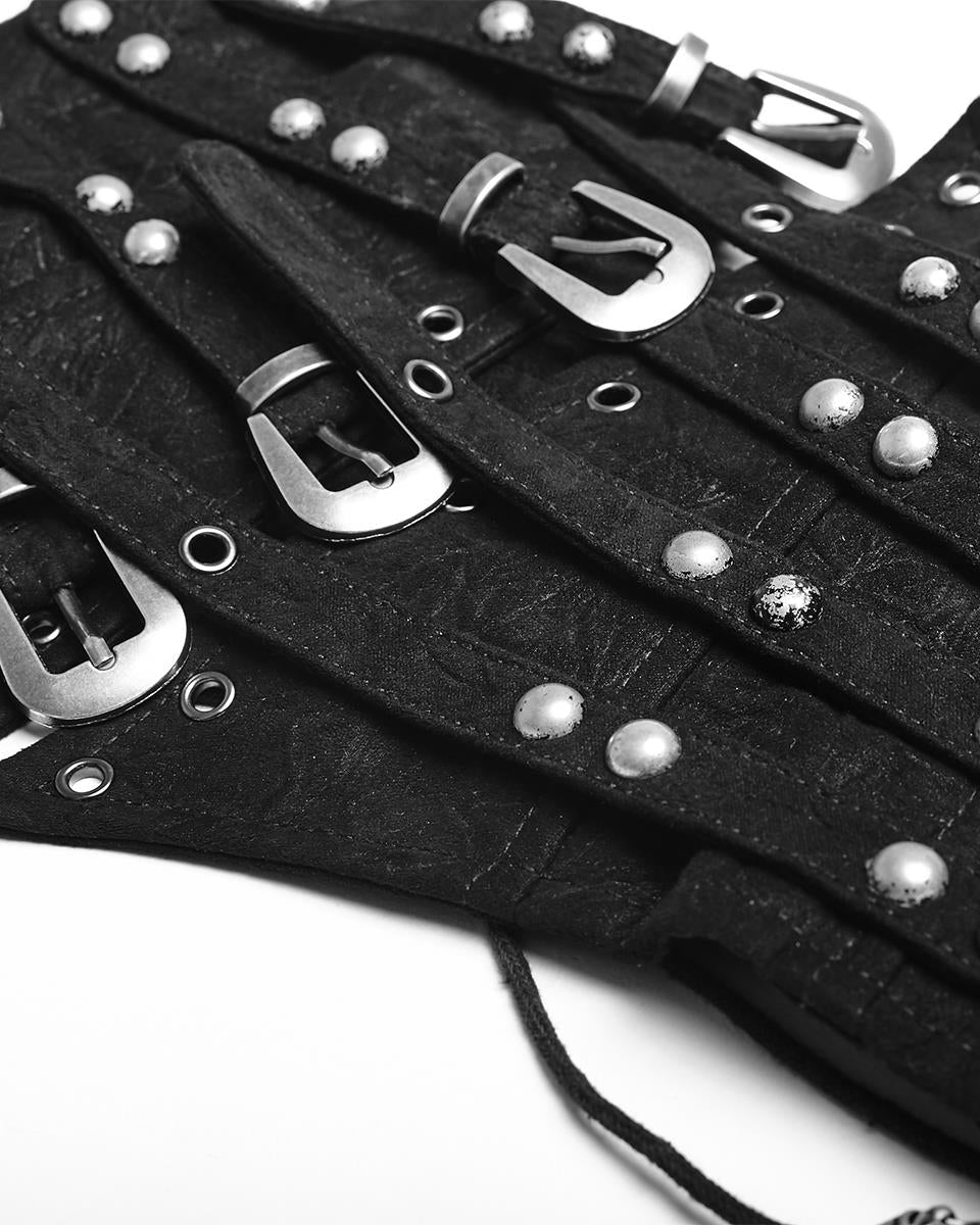 Cinched Buckle Corset