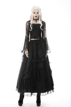Frill Lace Long Skirt