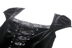 Velvet Lace Train Party Dress
