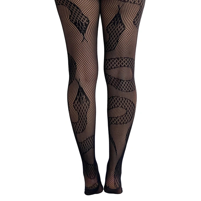 Snake Net Tights