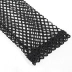Trio Cutout Fishnet Sleeve Top