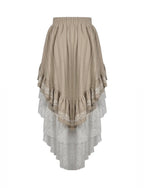 Steampunk Dovetail Cream Skirt