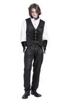 Rose Print Crucifix Waistcoat
