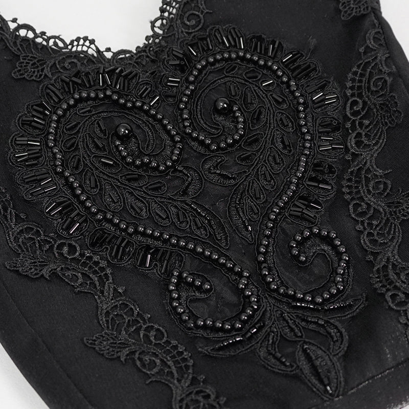 Gothic Beaded Side Bag