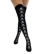 Skull & Crossbones Knee Socks