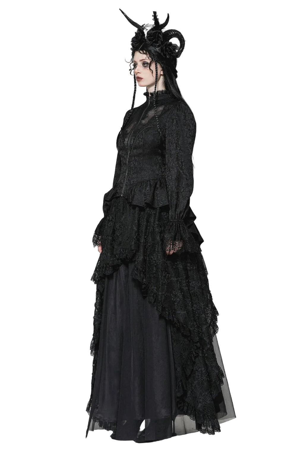 Lace Tailcoat Jacket