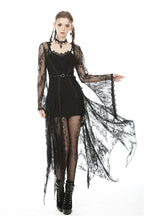Delicate Laced Maxi Jacket With Belt