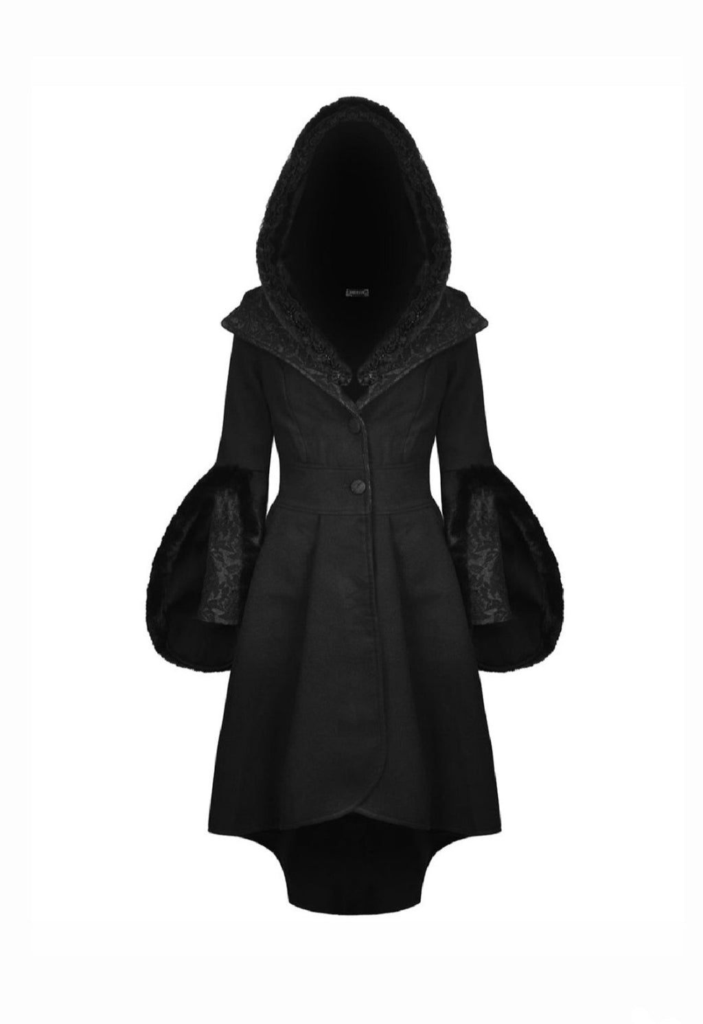Midnight Romance Hooded Coat