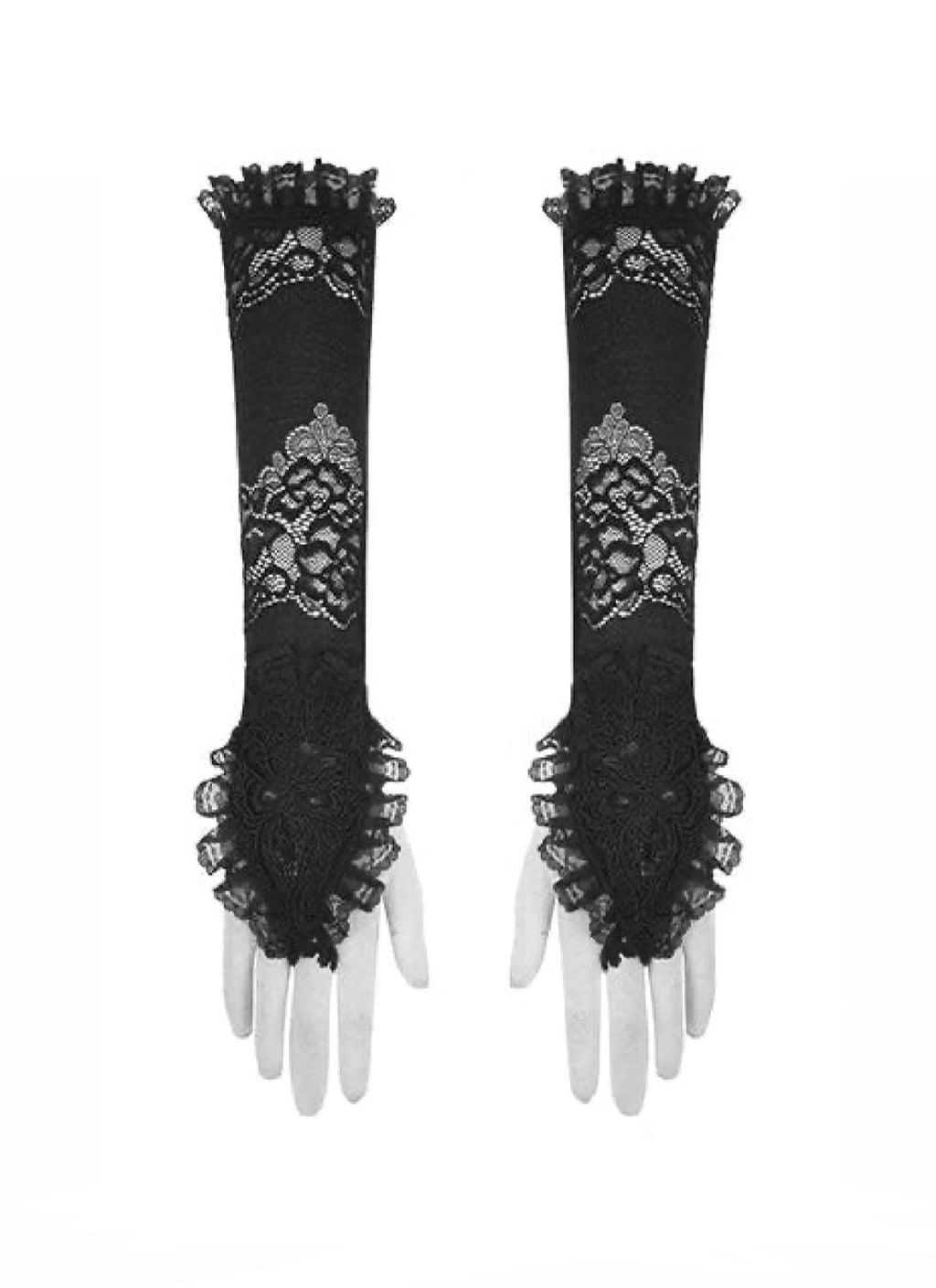 Romantic Lace Ruffle Gloves