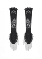 Romantic Lace Ruffle Gloves