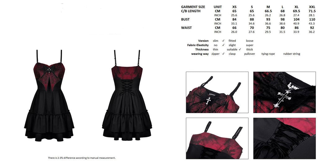 Lace Bow Cobweb Mini Dress
