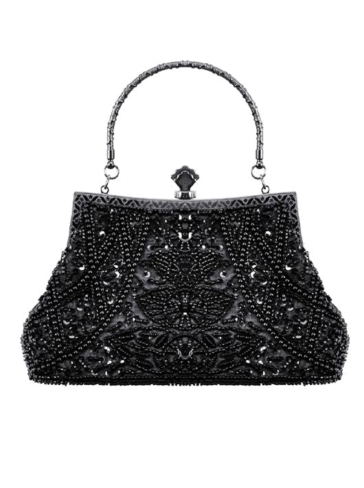 Jewel Beaded Evening Clutch Bag