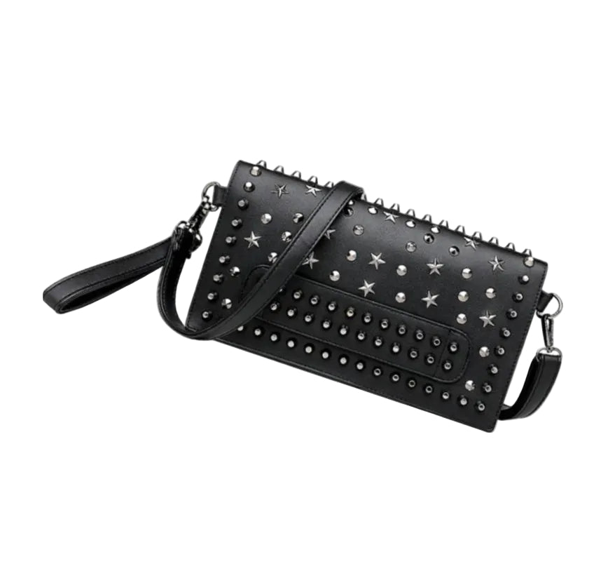Star Stud Clutch Handbag