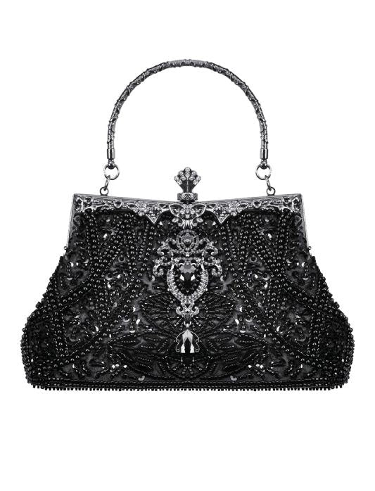 Jewel Beaded Evening Clutch Bag