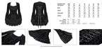 Velvet Lace Bell Sleeve Mini Dress