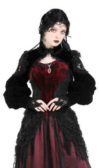 Velvet Rose Finger Lace Bolero