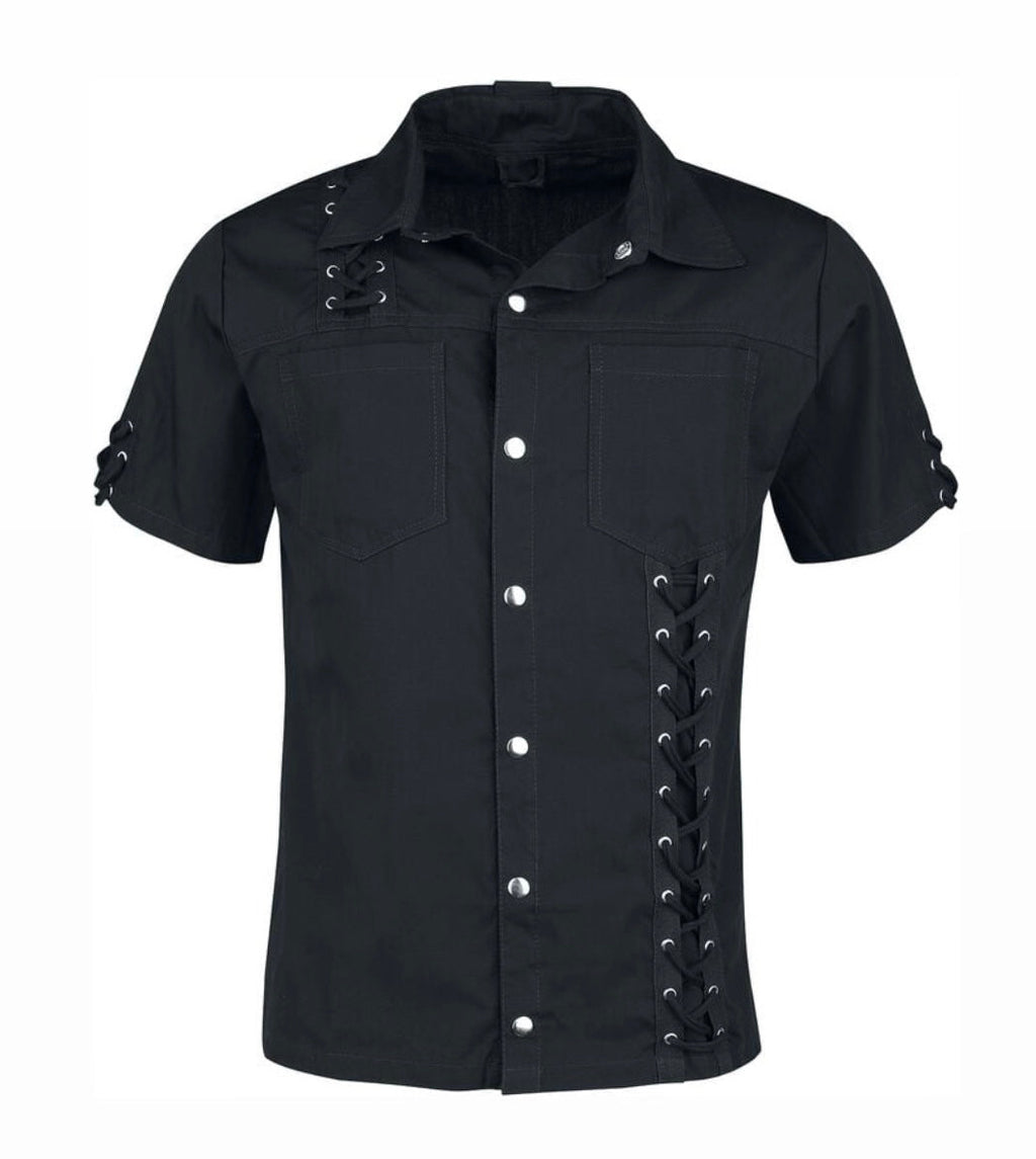 Lace Up Button Damion Shirt