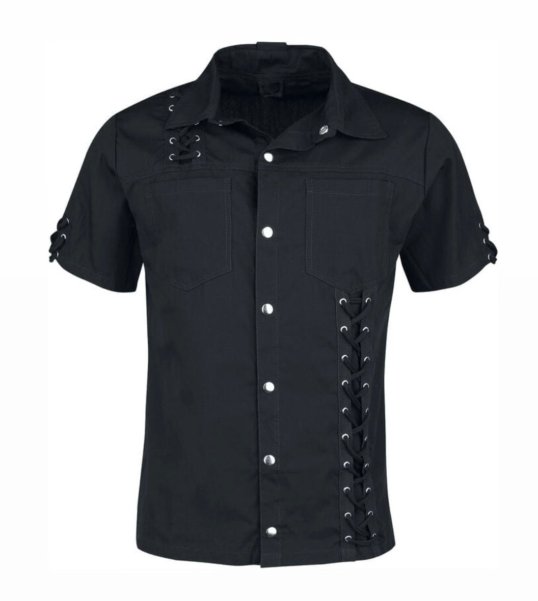 Lace Up Button Damion Shirt