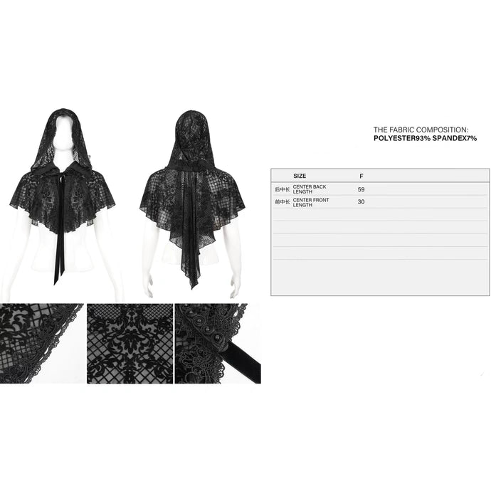 Flower Net Bolero Cape