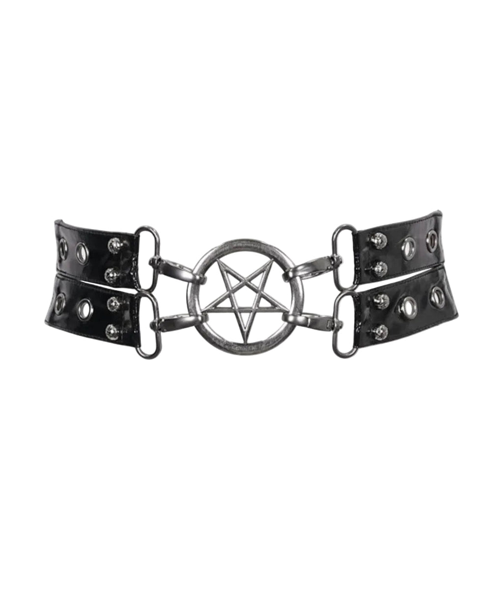 Unisex Pentagram Punk Belt