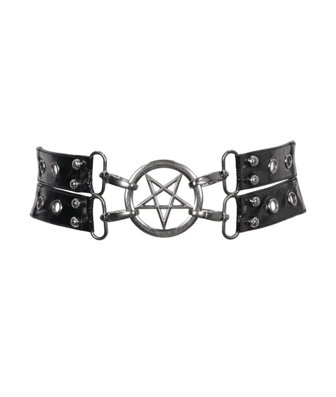 Unisex Pentagram Punk Belt