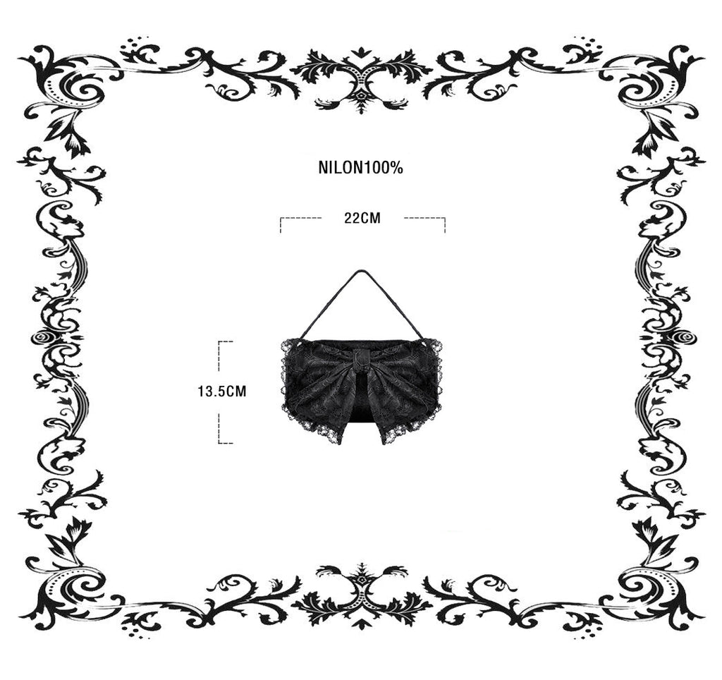Lace Bow Mini Shoulder Bag